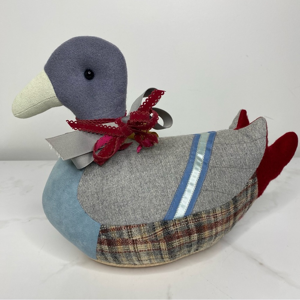 Duck Decoy Stuffed Door Stop Decor